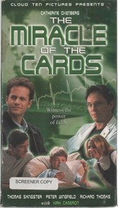 Miracle of the Cards VHS, 2001 Thomas Sangster Peter Wingfield Richard Thomas