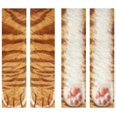 Unisex Adulto Calcetines Elásticos Animal Pata Pies Crew 3D Novedad Zapatilla Calcetines Nuevos Foto 1 de 4