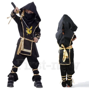 Ninjago Cosplay Halloween Costume Unisex Boys Girls Children Ninja Superhero Set - Picture 1 of 15