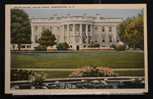 The White House South Front Washington DC 1928 View. - Picture 1 of 3