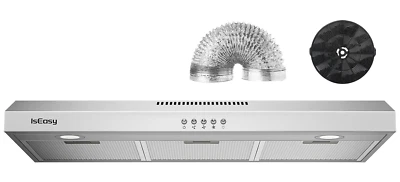 36 Inch Kitchen Range Exhaust Hood Fan Vent Stainless Steel Under Cabinet Mount# - Image 1 of 4