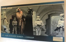 Star Wars Widevision Trading Card 1994  #8 Rebel Blockade Runner Death Vader
