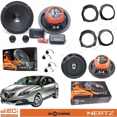 Kit 6 Casse Altoparlanti Hertz Dsk+Dcx 165.3 Ant/Post per Lancia Delta dal 2008