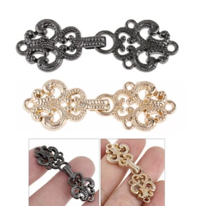 5Pairs Chinese Knot Buttons Cloak Clasp Fastener Cardigan Clips Clothing Decor - Picture 1 of 17