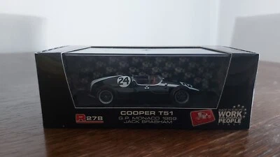Brumm Cooper T51 #24 Jack Brabham World Champion 1959 Monaco GP 1/43 R278 - Immagine 1 di 2