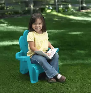 Play Day Adirondack Chair for Toddlers, Turquoise, 1 Seat - Picture 1 of 6