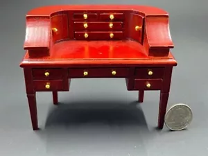 Dollhouse Miniature Desk w opening drawers 1:12 inch scale E206 Dollys Gallery - Picture 1 of 3