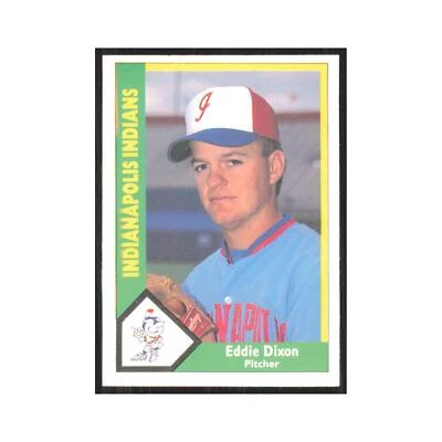 1990 CMC Minor League Eddie Dixon Indianapolis Indians #60 - Image 1 of 3