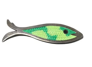 JOSE FEDERICO TAXCO Mexican Sterling Silver Guilloche Enamel Fish Pin Sml Brooch - Picture 1 of 6