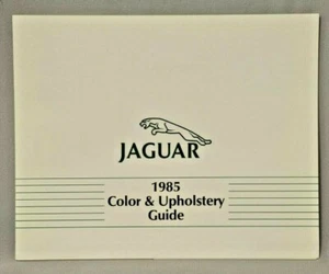 Jaguar 1985 Color & Upholstery Guide, tri fold design - Picture 1 of 3