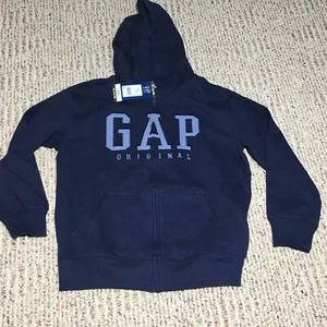NEW Gap Kids full zip hoodie Youth Boys Girls Unisex XS S M XL Green Blue Ivory - Picture 1 of 4