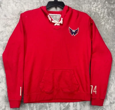 VTG Old-Time Hockey Men's Washington Capitals Hoodie Newbury  2XL NHL - Image 1 of 4