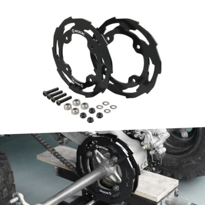 For Yamaha YFZ450R Rear Dual Sprocket Guards Chain Cover Protector 2009-2023 - Image 1 of 4