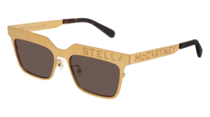 Stella McCartney Sonnenbrille SC0237S 001 Gold braun - Frau - Bild 1 von 1