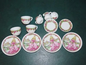 FAIRY PRINCESS TEA SET REUTTER PORZELLAN GERMANY Vtg - Picture 1 of 4