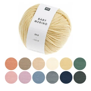 Rico Knitting Wool Yarn Baby Merino DK Double Worsted Superwash Crochet 25gm - Picture 1 of 17