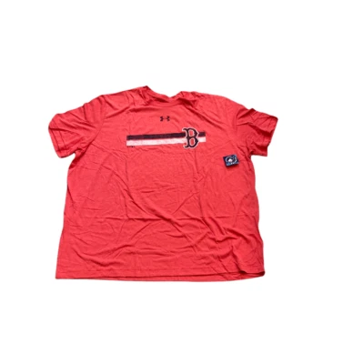 NUEVO NUEVO CON ETIQUETAS Boston Red Soxs Under Armour Para hombres Tri Mezcla Rayas Logo Camisa 5XL Foto 1 de 2