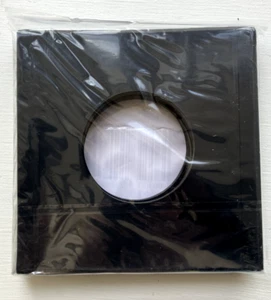 50 POCHETTES PAPIER NOIR pour simple VINYLE 45 tr/min 90gm NEUF - Photo 1/2