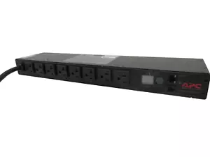 APC AP7801B 8-Outlet 5-20 20A/120V 1U-Rackmount Metered PDU - Picture 1 of 6