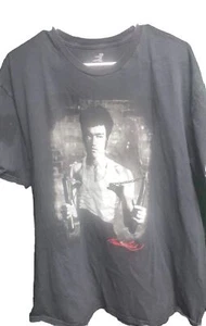 BRUCE LEE SHIRT Men’s 2XL TEE GRAPHIC Black Vintage - Picture 1 of 3