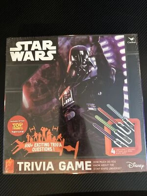 Star Wars Trivia Juego 650+ Preguntas 4 Rompecabezas Sable de Luz NUEVO Precintado Cardenal. Foto 1 de 4