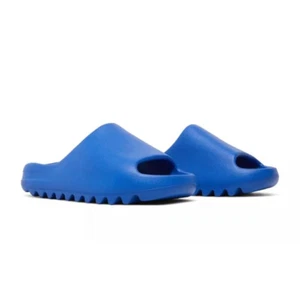 New Adidas Yeezy Slide Azure ID4133 Slide Unisex Slipper Size 4-13 - Picture 1 of 6