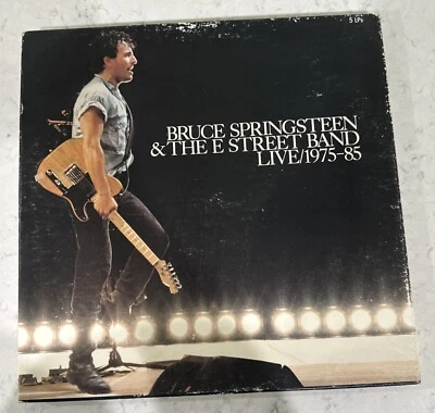 Live/1975-85 LP Bruce Springsteen Vinyl 5 Records Legacy Recordings W/booklet - Image 1 of 4