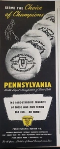 1948 Wolle Tennisbälle Druck Ad Ephemera Wandkunst Dekor Vintage Jeannette PA - Bild 1 von 1