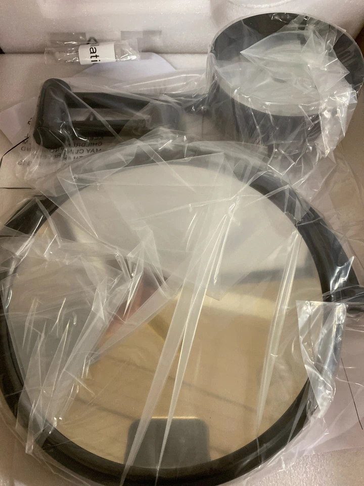 Signature Hardware SH662009MB Ramana Make Up Magnifying Mirror-Satin Black - Image 1 of 1