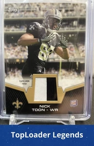 2012 Topps #RP-NT Nick Toon Rookie Patch - Picture 1 of 2