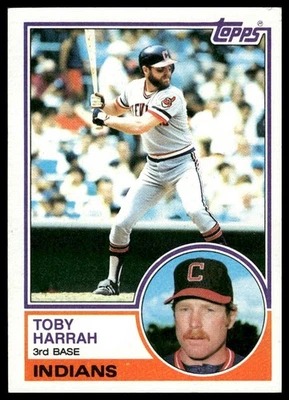 1983 Topps #480 Toby Harrah Cleveland Indians - Image 1 of 2