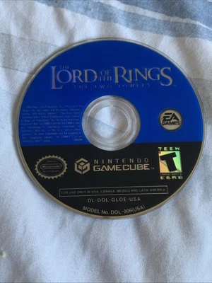 Игра Lord of the Rings: The Two Towers (Nintendo GameCube, 2004 года) протестирована — только диск - Изображение 1 из 2