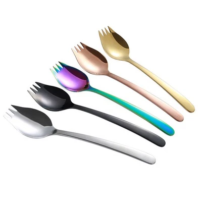  6 Pcs Utensili Da Cucina Acciaio Inossidabile Forchette Per Insalata - Immagine 1 di 4