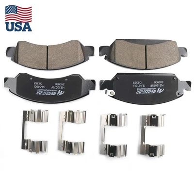 Front Ceramic Brake Pads For Chevy Silverado Yukon XL 1500 Cadillac Escalade ESV Foto 1 de 4