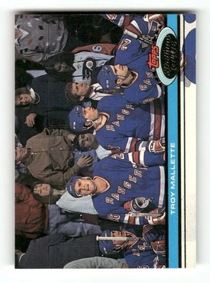 1991-92 Stadium Club Hockey 134 Troy Mallette BXCP14 - Image 1 of 2