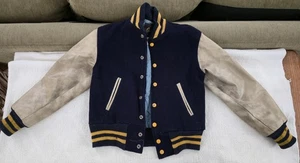 Vintage 60er AUTHENTISCHE SELTENE Notre Dame Lederjacke Naugalite Jugend 14 getragen! - Bild 1 von 19