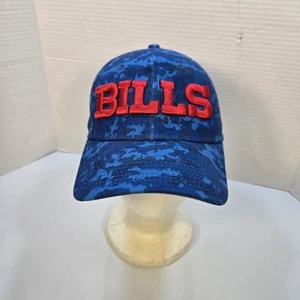 NFL Buffalo Bills Blue Camo Hat New Era Small/Medium 39Thirty Ball Cap - Picture 1 of 6