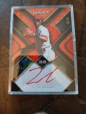2023 Wild Card Auto Mania Jeter Downs /10 Boston Red Sox  - Image 1 of 2