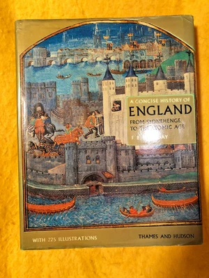 Concise History of England:From Stonehenge to the... by F.E. Halliday, HB/DJ, VG - Image 1 of 4