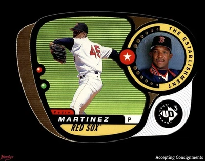 1998 UD3 Die Cuts #267 Pedro Martinez 48/100 The Establishment RED SOX - Image 1 of 2