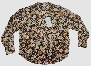 Camicetta mezza placca floreale Johnny Was con bottoni colore XS con prezzo al dettaglio consigliato dal produttore $178 - Foto 1 di 12