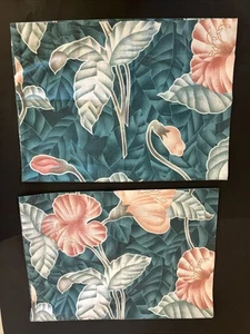 Fundas de almohada florales PACIFIC vintage 20" x 30" par de 2 hawaianas tropicales - Imagen 1 de 8