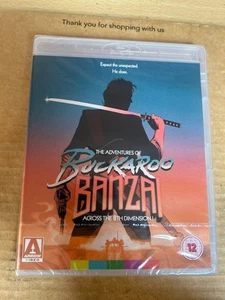 The Adventures of Buckaroo Banzai - Arrow Reg B Blu Ray NEW & SEALED + Booklet - Picture 1 of 3