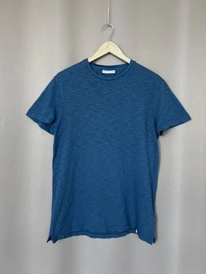 Camiseta Orlebar Marrón Algodón Azul Para Hombre Talla M Cuello Tejido Manga Corta Foto 1 de 4