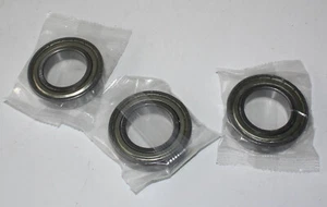 3 rodamientos de bolas ranurados 6007-ZZ 35x62x14 mm rodamiento de bolas (FRO65N) - Imagen 1 de 1