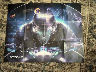 Эксклюзивный раскладной игровой плакат Loot Crate TRONLootcrate 28 x 22 дюйма 2017 г. - Изображение 1 из 4