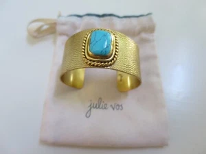 Julie Vos Turquoise Cuff Bracelet - Picture 1 of 5