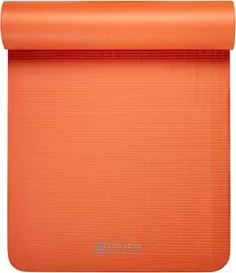 Essentials Thick Yoga Mat Fitness & Exercise Mat with Easy-Cinch Yoga Mat Carrie - Picture 1 of 12