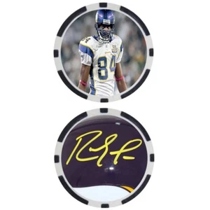 Randy Moss SIGNED Poker Chip - Top 100 NFL Football Player - Picture 1 of 2