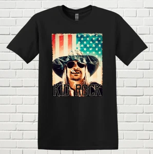 Vtg Kid Rock American Men T-shirt Kid Rock 2023 Tour Shirt For Fans - Picture 1 of 6